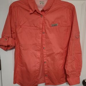 Columbia Coral Button-Up Shirt
